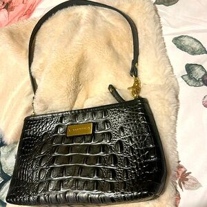 Authentic Brahmin Bag Purse Grey and Silver